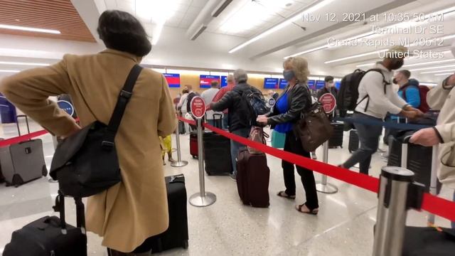 Rental Car to Gate A4 at Grand Rapids Gerald R. Ford International Airport: (Nov 12, 2021) смотреть онлайн
