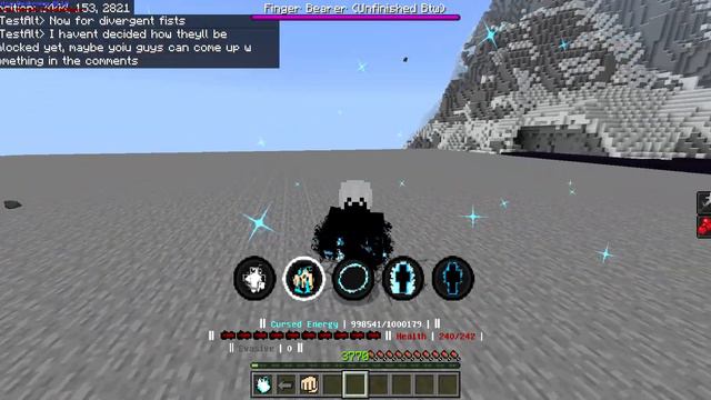 Reverse Cursed Technique And Divergent Fists | Minecraft Bedrock Jujutsu Awakening Addon