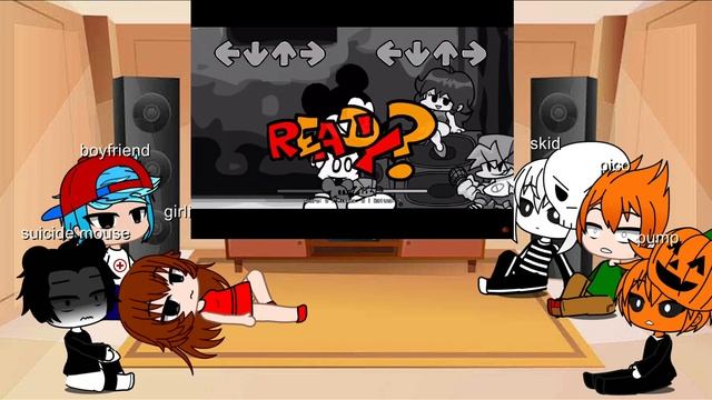 Friday night funkin react to Mickey Mouse mod￼ смотреть онлайн