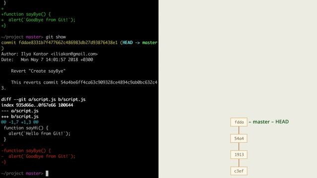 10.1 Git – Отмена коммитов через revert – Обратные коммиты, revert смотреть онлайн