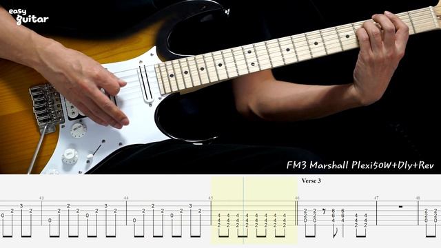 Hole - Celebrity Skin Guitar Lesson With Tab(Slow Tempo) смотреть онлайн