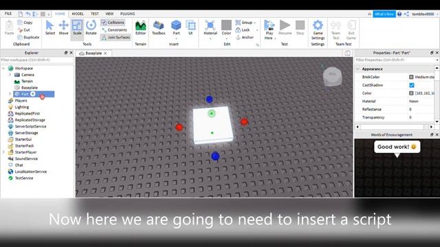 How To Make A Smooth Changing Rainbow Block In ROBLOX Studio смотреть онлайн