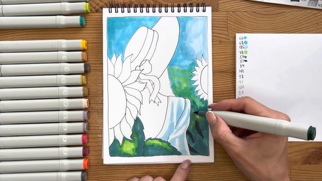 Летний марафон 2023 "Яркое лето" | Урок 1 | Супер акция на скетчбуки смотреть онлайн