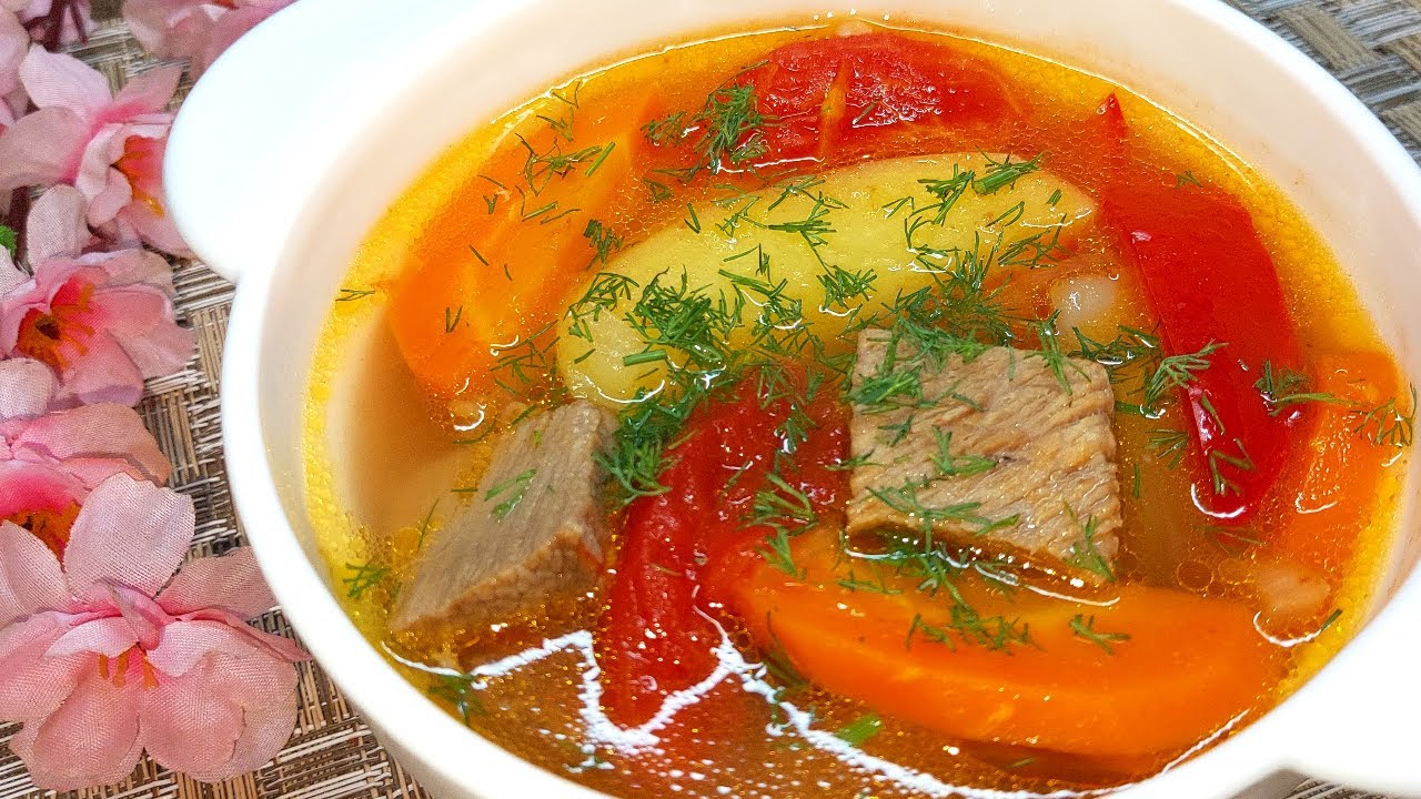 Такой суп-шурпу хоть каждый день ешь! Не надоедает! Лёгкий и питательный. Рецепт очень простой смотреть онлайн