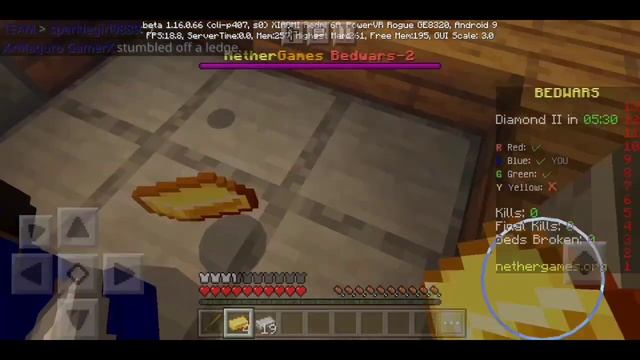 3 РАЗА СЛОМАЛИ КРОВАТЬ В БЕДВАРС на сервере Nether Games | Майнкрафт пе смотреть онлайн