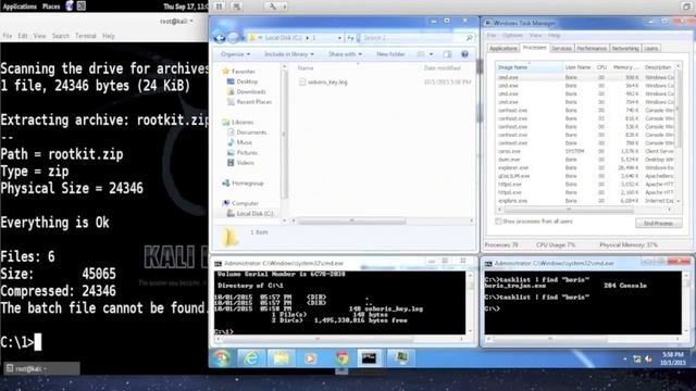 Hacking Demo - Obfuscated XSS, RCE, Rootkit, Steganography (edit with subtitles) смотреть онлайн