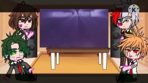 MHA React To Afton family // Gacha Club // Michael and William Afton // fnaf // mha // ( 2/2 )