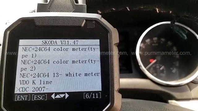 Skoda Yeti Odometer Programming By OBDPROG MT401 смотреть онлайн