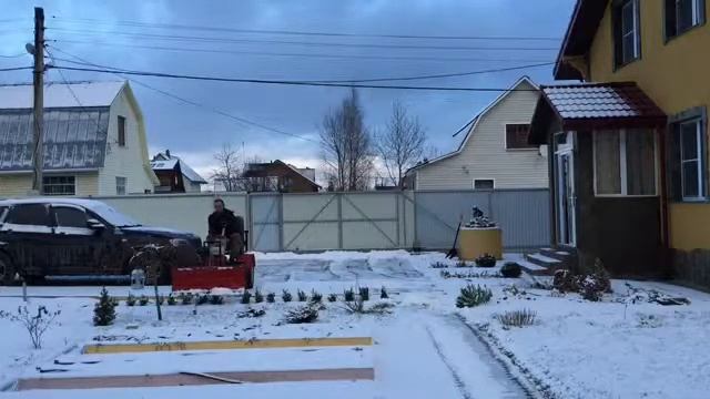 Мотоблок Угра первый снег смотреть онлайн