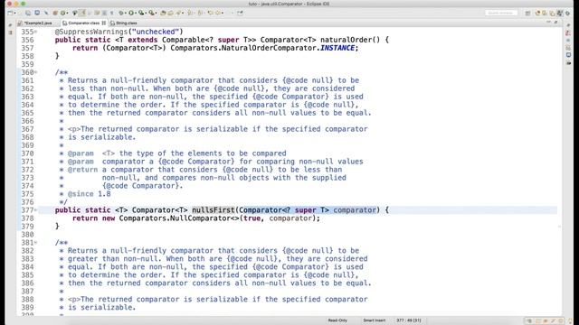 Comparator FunctionalInterface video 20 смотреть онлайн