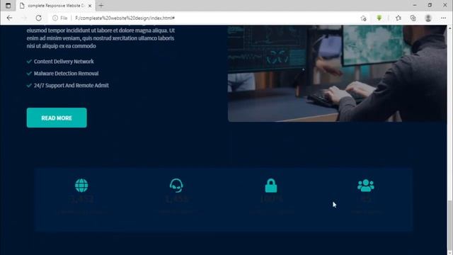 How To Make Complete Responsive Website Design Using HTML & CSS | Mobile Responsive Website Design смотреть онлайн