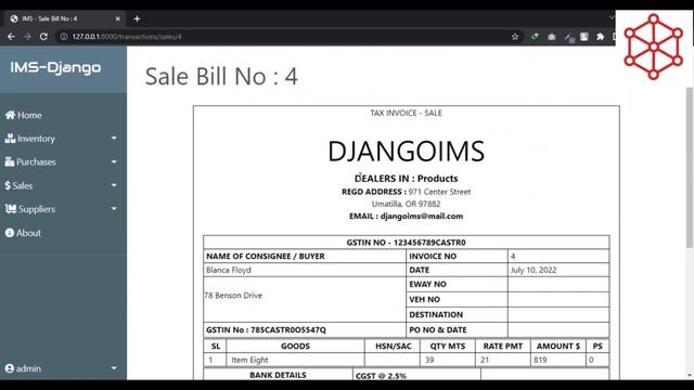 Inventory Management System Project in Django with Source Code for free смотреть онлайн