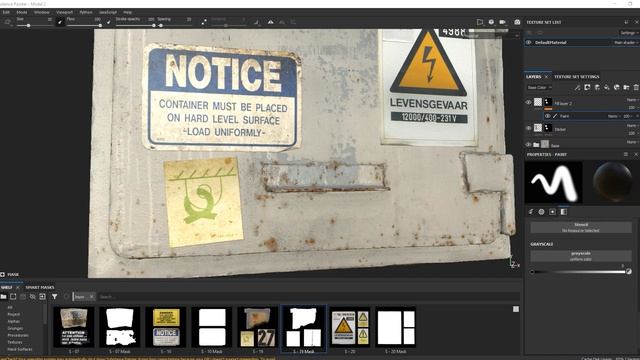 How to create sign sticker in substance painter - (Painting stickers and text) смотреть онлайн
