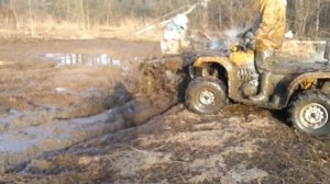 polaris 500 и cf moto 500a basic месят грязь mudding