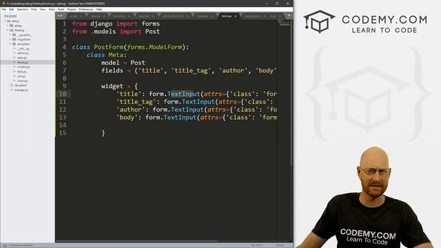 Style Django Forms With Bootstrap - Django Blog #5 смотреть онлайн