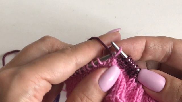 Укороченные ряды спицами способ обернуть и повернуть смотреть онлайн