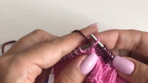 Укороченные ряды спицами способ обернуть и повернуть