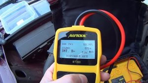 Тест AUTOOL BT 360 на автомобиле.