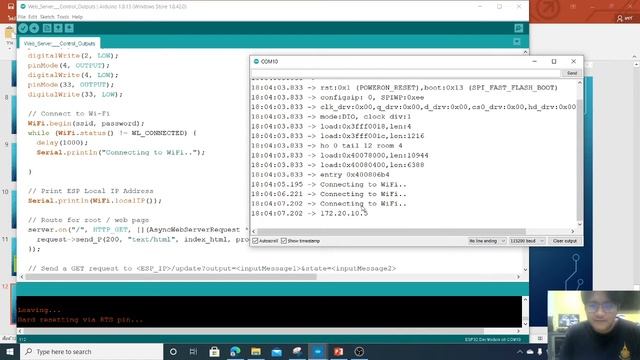 ESP32 Web Server – Control Outputs[1] смотреть онлайн