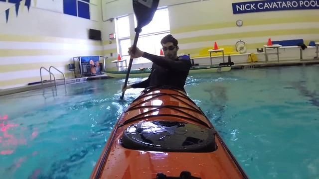 Split Screen Kayak Rolling with Two GoPros - SKCT Pool Session смотреть онлайн