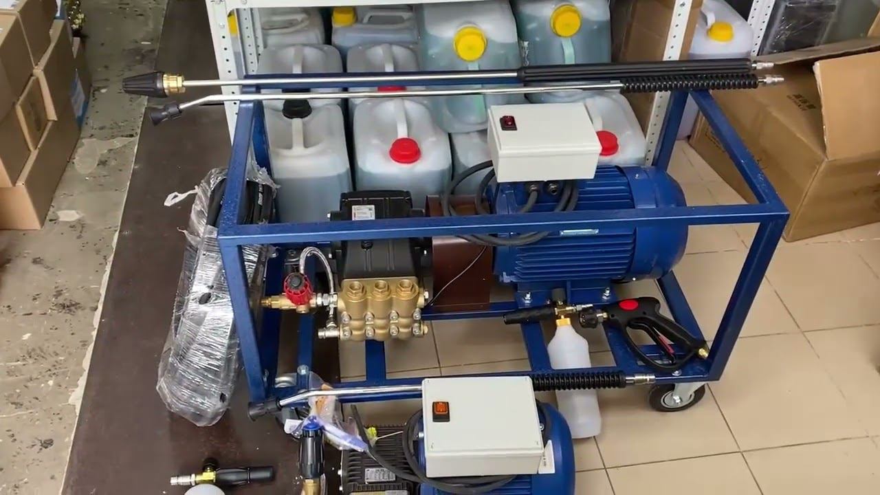 Отправка 2-х моек высокого давления 350 бар, 11 КВт (Bertolini Италия) смотреть онлайн