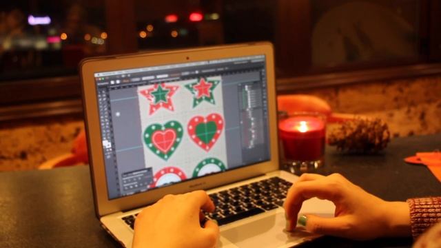 Изготовление елочных игрушек из фетра смотреть онлайн