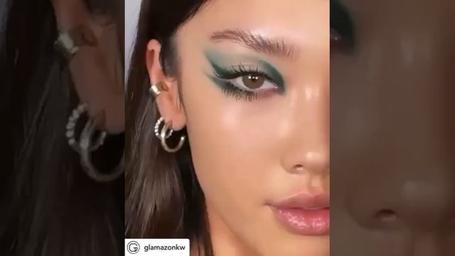 Модный графический макияж смотреть онлайн