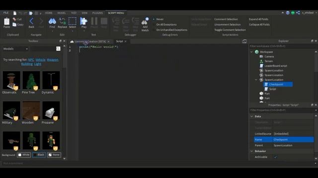 ROBLOX Studio Scripting Tutorial : How To Make CheckPoint Stages For Obbies! *WORKING 2022* смотреть онлайн