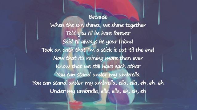 Umbrella - cover by Magda Smolkova (lyrics) смотреть онлайн