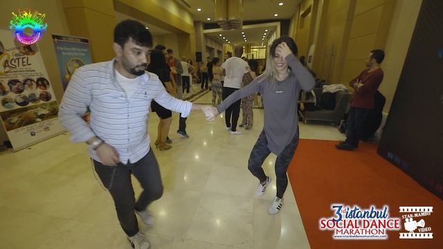 Ishak Tapan & Alina Chiru - bachata social dancing @ 3rd Istanbul Social Dance Marathon смотреть онлайн