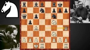 Таль - Смыслов. Короткий ПОЕДИНОК ЧЕМПИОНОВ  в Защите Каро-Канн! Шахматы