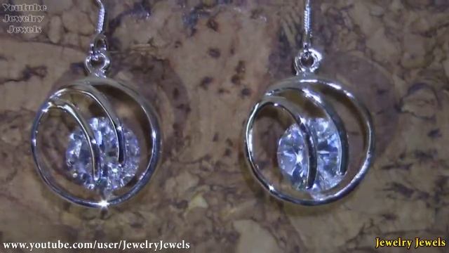 Элитная Ювелирная Бижутерия: модные серебряные серьги с камнями (ССИ075) смотреть онлайн