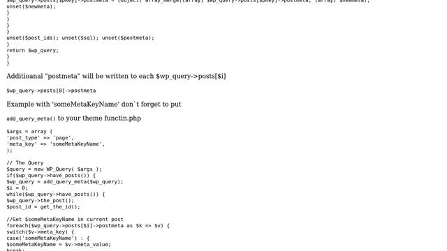 Wordpress: Can wp_query return posts meta in a single request? (4 Solutions!!) смотреть онлайн
