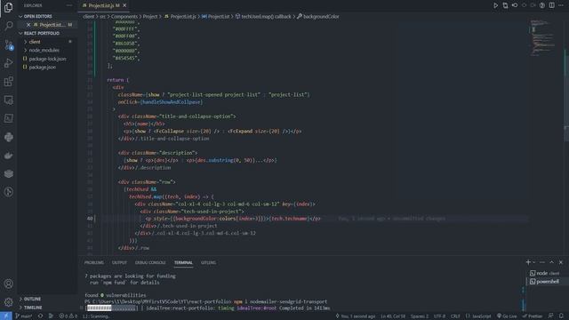 React webportfolio Подготовка к отправка e-mail #25 смотреть онлайн