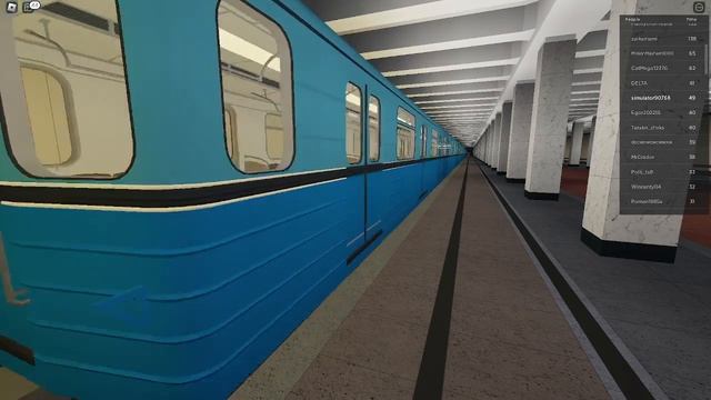 Roblox Automatic Moscow metro отправление Еж3 со станции Кузьминки смотреть онлайн