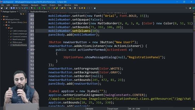 Creating Verification Panel to check login details of User | WhatsApp on Java | LearnByArt смотреть онлайн