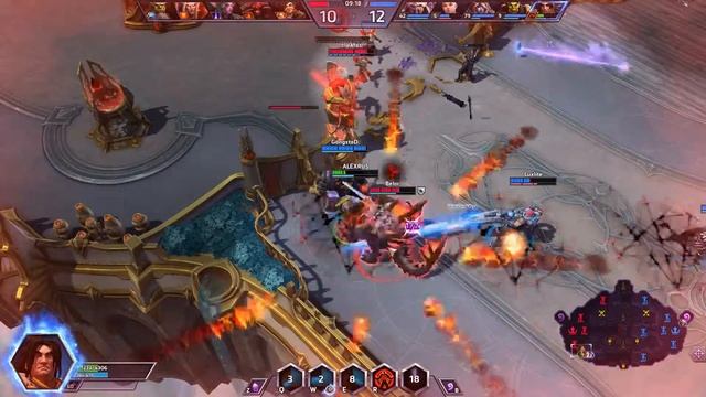 Heroes of The Storm. Игра на Осквернённых святилищах смотреть онлайн