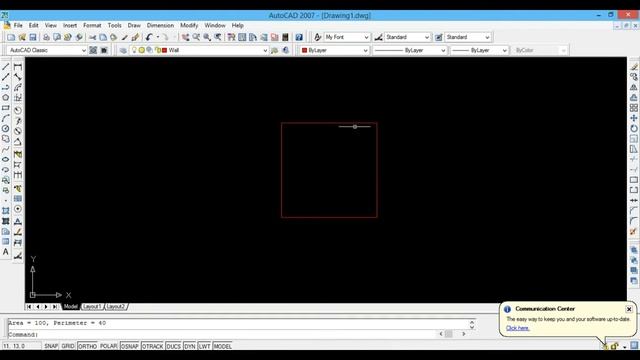 AutoCAD 2007 TUTORIALS -40- Distance, Area, and List смотреть онлайн