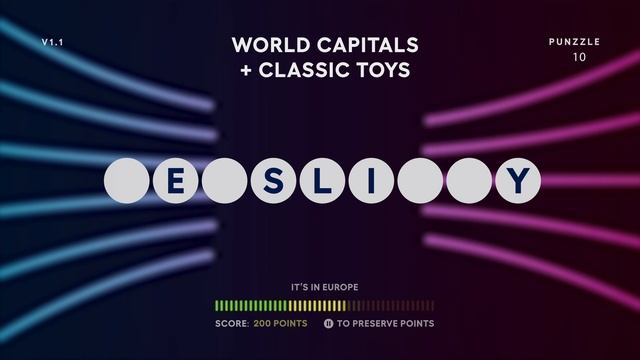 Punzzle #10: World Capitals + Classic Toys смотреть онлайн