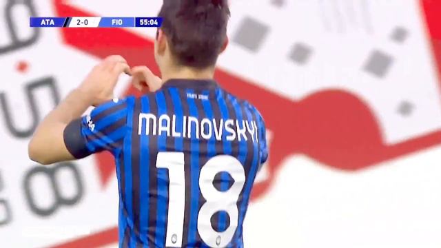 Гол Руслана Малиновского в ворота Фиорентины 13.12.2020 смотреть онлайн