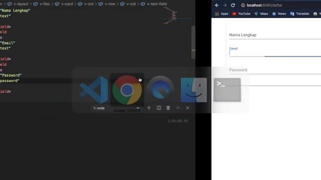 #4 Membuat Tampilan Form Input Daftar di Vue Js dengan Vuetify смотреть онлайн