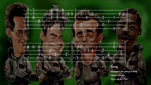 GhostBusters [Как Играть на Гитаре] Охотники За Привидениями Табулатура