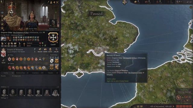 Crusader Kings 3 Time lapse: Immortal in Modern Capitals смотреть онлайн