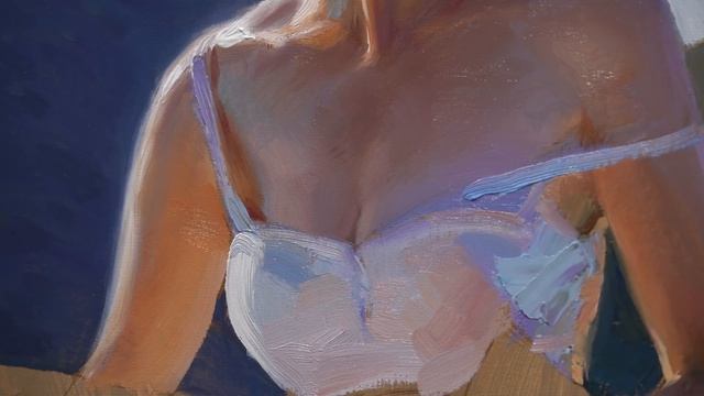 El Viento De Levante Oil On Canvas Painting By Volegov