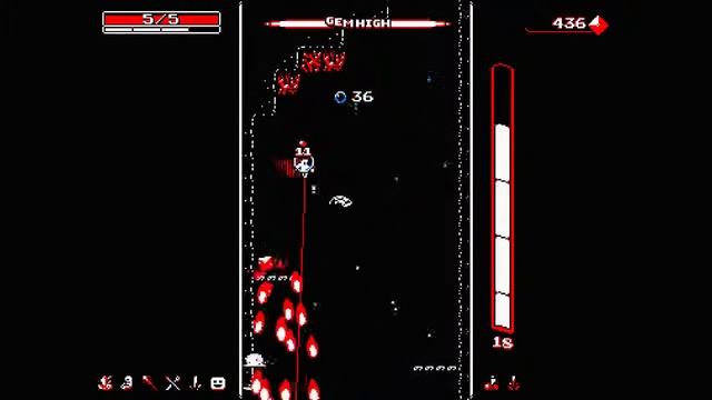 Let's Quickly Play: Downwell (Full Game run) смотреть онлайн