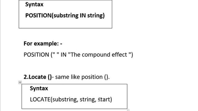 DIFFERENCE BETWEEN POSITION AND LOCATE FUNCTION IN SQL || MASTER IN SQL |ADVANCE SQL FUNCTIONS #sql смотреть онлайн