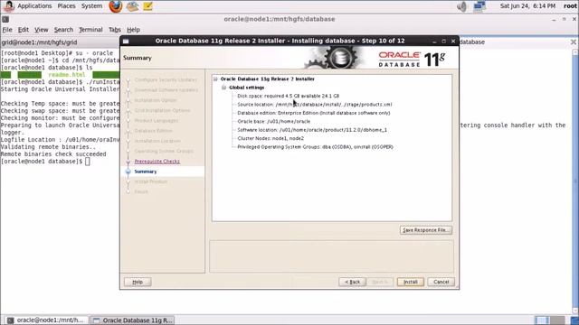 Oracle Database 11GR2 Installation on OEL 6.3 смотреть онлайн