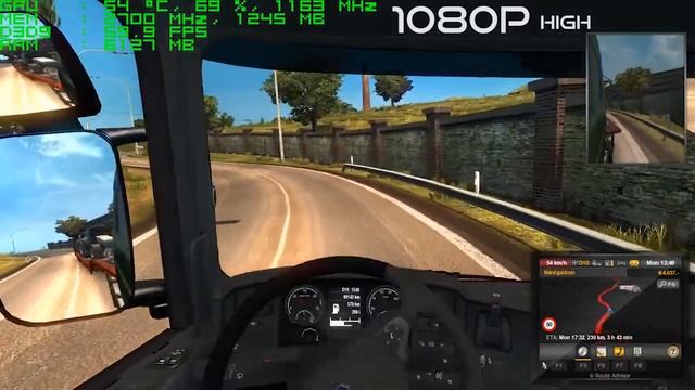 Euro Truck Simulator 2 - GTX 750 Ti - i3 6100 - 1080p 720p Ultra, High, Medium Setting смотреть онлайн