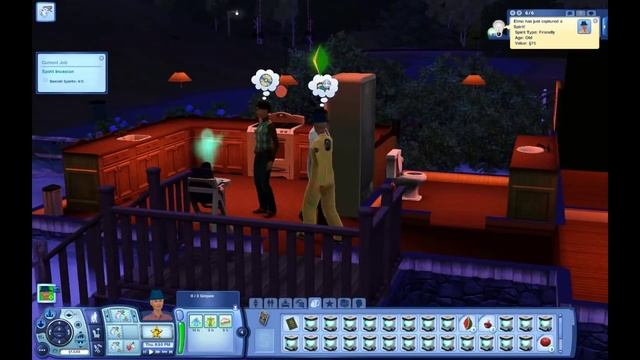 sims 3 ambitions - ghost hunter profession смотреть онлайн