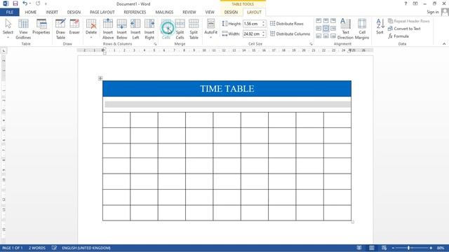 How to Make Time Table for School in Microsoft Word | Simple Class Routine in MS Word смотреть онлайн